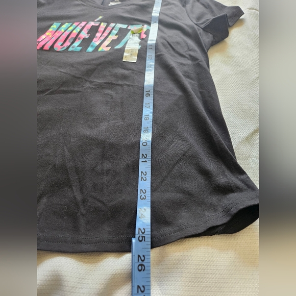 Black Graphic Tee with Colorful 'Muévete' Print - Picture 3 of 6